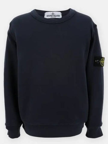 Stone Kids Waffen Patch Round Neck Sweatshirt Navy 771661340 V0020 1054137 - MONCLER - BALAAN 1