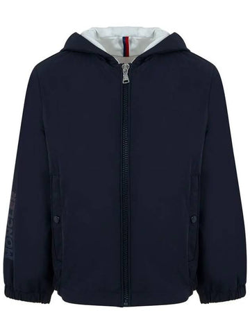 Kids Logo Patch Hooded Jacket 1A000 34 54A91 74S - MONCLER - BALAAN 1