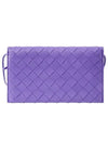 Intrecciato Strap Long Wallet Purple - BOTTEGA VENETA - BALAAN 2