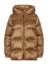 The Cube Seia Goose Down Jacket Camel - MAX MARA - BALAAN 1