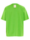 Men's Green Back Logo Round Cotton Short Sleeve TShirt W231TS02705F - WOOYOUNGMI - BALAAN 3