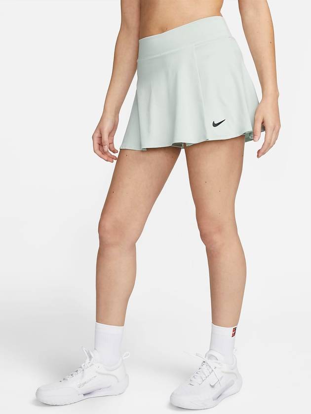 Women's Court Dry Fit Victory Tennis Pleats Skirt Grey - NIKE - BALAAN 3