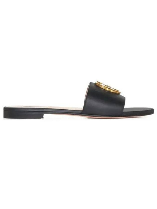 logo leather sandals black - BALLY - BALAAN 2