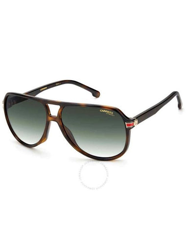 Carrera Green Shaded Pilot Unisex Sunglasses CARRERA 1045/S 0086/9K 61 - CARRERA - BALAAN 1