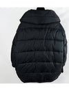 Women's Swing Logo Puffer Down Padding Black - BALENCIAGA - BALAAN.