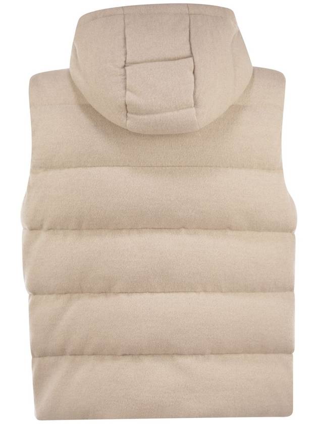 Goose down vest in wool and cashmere - PESERICO - BALAAN 2