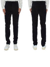 Lens Wappen Straight Pants Black - CP COMPANY - BALAAN 2