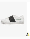 Open For A Change Low Top Sneakers White Black - VALENTINO - BALAAN 2