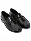 Le Leather Loafer Black - SAINT LAURENT - BALAAN 4