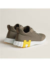 Bouncing Low Top Sneakers Etoupe - HERMES - BALAAN 4