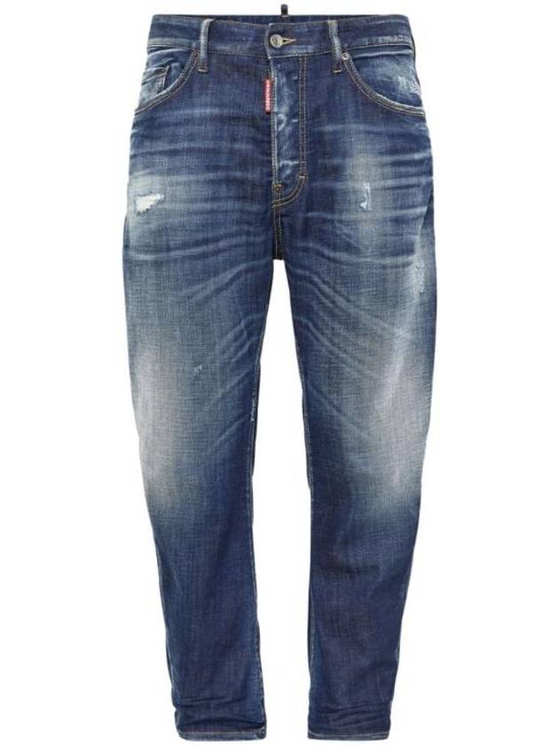 24FW Denim Straight Pants S74LB1576 S30342 470 BLUE - DSQUARED2 - BALAAN 1