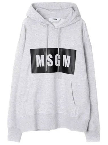 box logo hooded sweatshirt - MSGM - BALAAN 1