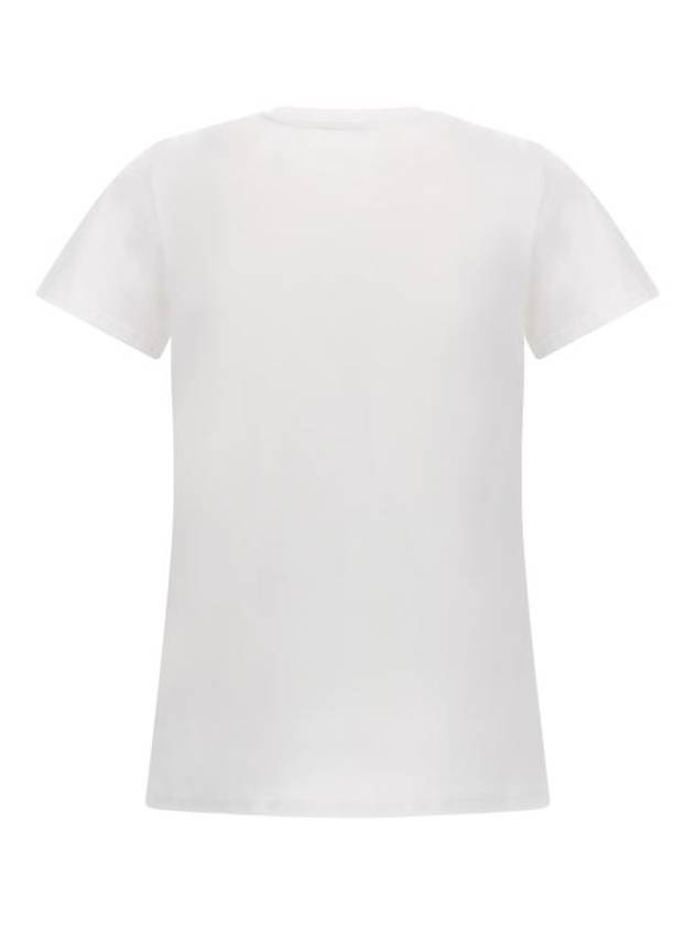 Graphic Printed Crewneck Short Sleeve T-Shirt White - ALEXANDER MCQUEEN - BALAAN 3