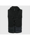 Shell R Mix Goggle Hooded Padded Vest Black - CP COMPANY - BALAAN 2