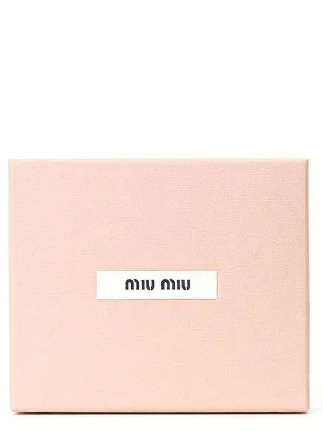 Matelasse Leather Half Wallet Red - MIU MIU - BALAAN 7