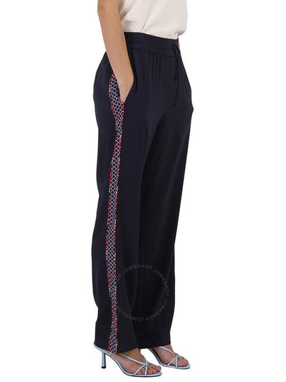 Kenzo Midnight Blue Straight-Leg Cropped Track Pants, Brand Size 38 (US Size 6) - KENZO - BALAAN 2