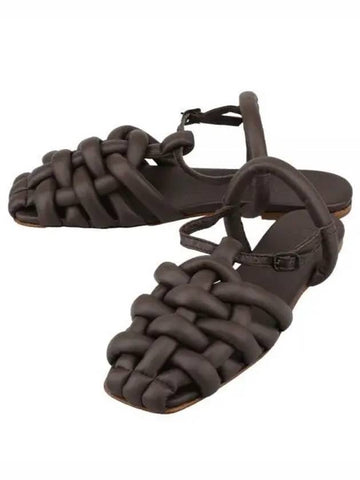 WFP22CABE 001 Women s Cabersa Sandals Dark Brown 1121204 - HEREU - BALAAN 1