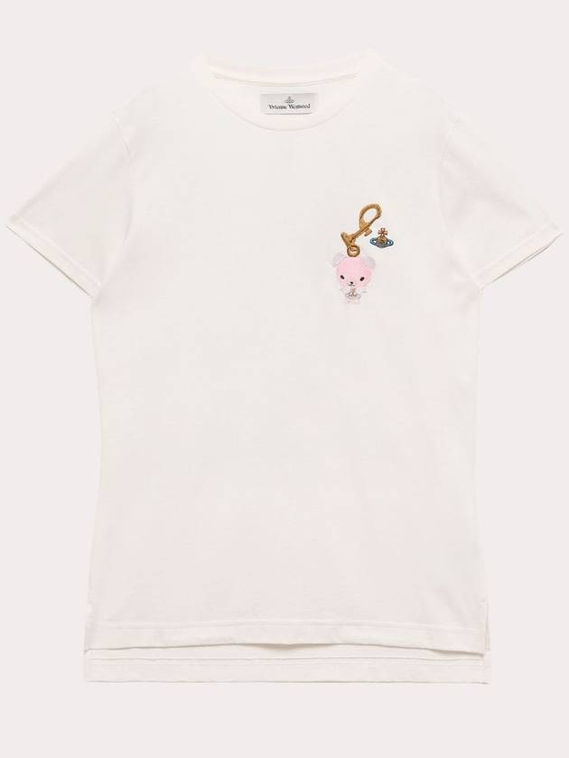 ORB Bear Short Sleeve T-Shirt White - VIVIENNE WESTWOOD - BALAAN 2