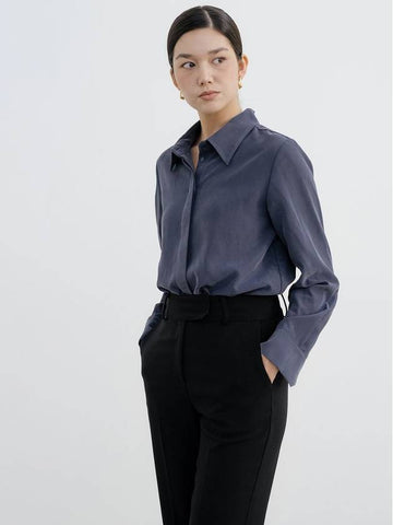 Navy Essential Blouse - YOUNESS - BALAAN 1