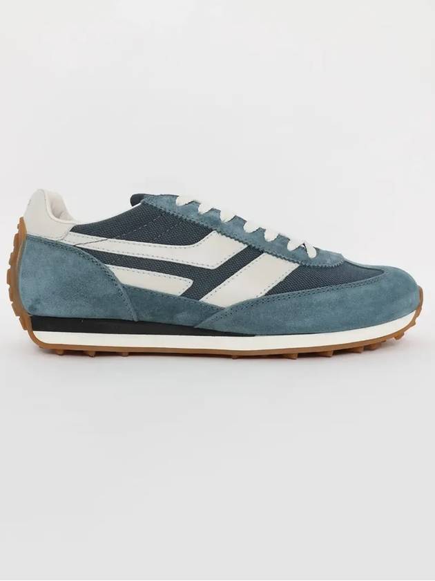 Mick Low Top Sneakers Steel Blue - TOM FORD - BALAAN 4