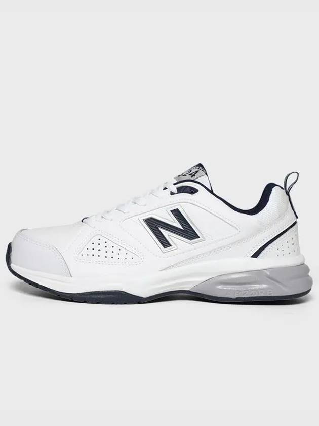 624 Low Top Sneakers Navy White - NEW BALANCE - BALAAN 3