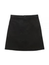 Jupe New Lea Short H-line Skirt Black - A.P.C. - BALAAN 2