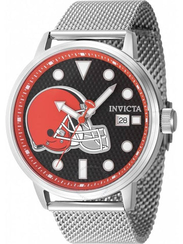 Invicta Nfl Cleveland Browns Quartz Brown Dial Men's Watch 47987 - INVICTA - BALAAN 1