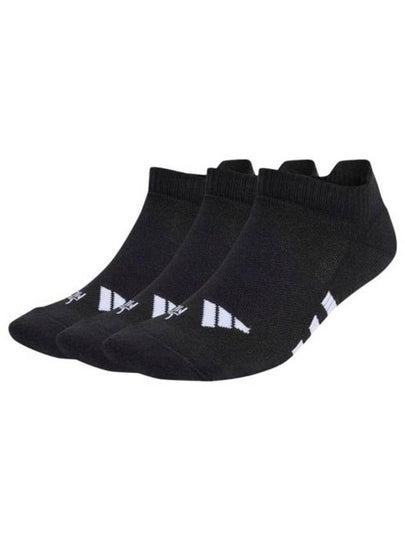 Adidas Performance Cushioned Low Socks 3 Pack Set Black - ADIDAS - BALAAN 2