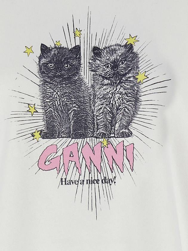 Ganni 'Kittens' Sweatshirt - GANNI - BALAAN 4