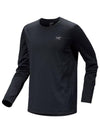 Cormac Heavyweight Long Sleeve T-Shirt Black - ARC'TERYX - BALAAN 2