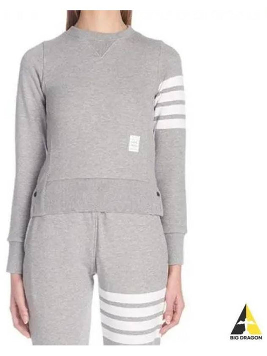Women s Diagonal Armband Classic Sweatshirt Light Gray FJT002A 00535 - THOM BROWNE - BALAAN 1