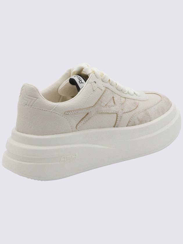 Ash White And Beige Leather Sneakers - ASH - BALAAN 2