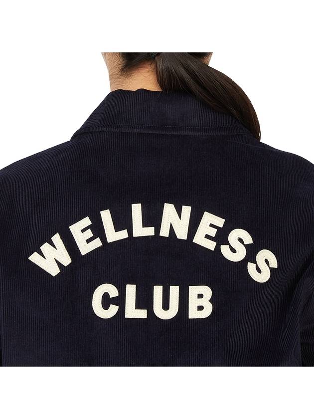 Wellness Corduroy Bomber Jacket Navy - SPORTY & RICH - BALAAN 10