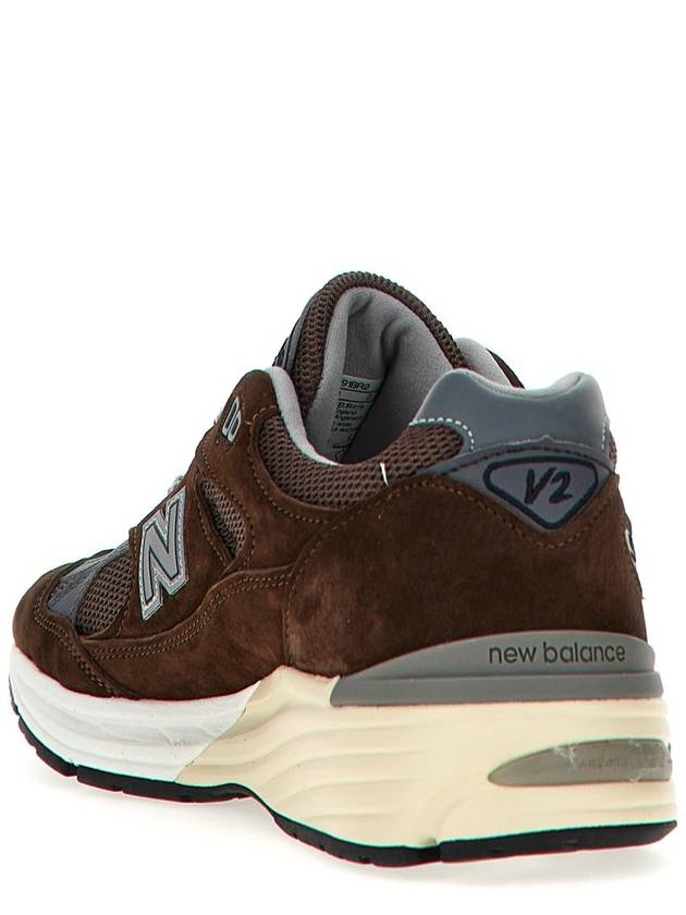 991V2 Low-Top Sneakers Brown - NEW BALANCE - BALAAN 4