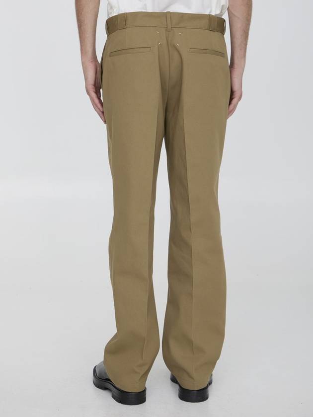 Pleated straight pants pink beige - MAISON MARGIELA - BALAAN 5