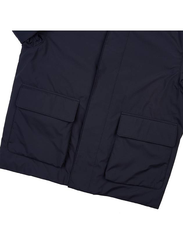 Winter Voyager Technical Fabric Bomber Jacket Navy - LORO PIANA - BALAAN 7