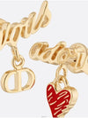 Dioramour Je Vous Adore Earrings Gold Finish - DIOR - BALAAN 2