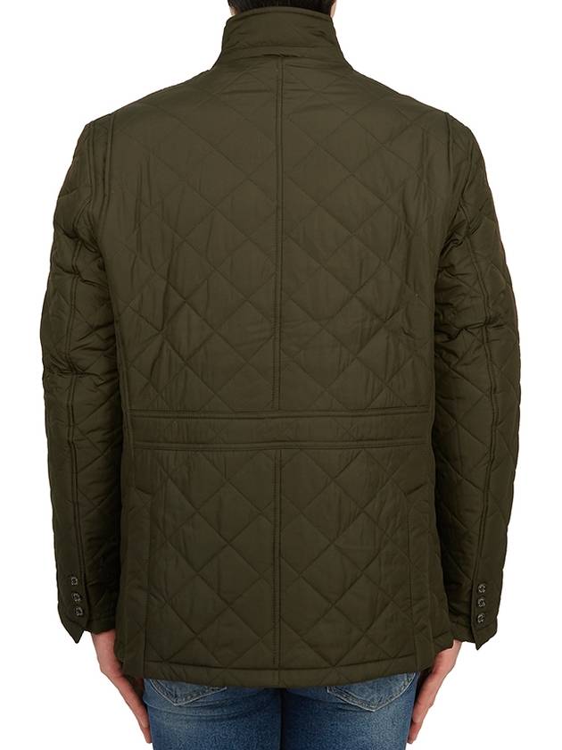 Men's Lutz Quilted Padding Brown - BARBOUR - BALAAN 8