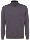 Men's Long Sleeve Wool Turtleneck Grey - A.P.C. - BALAAN 1