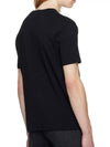 Lewis Cotton Short Sleeve T-Shirt Black - A.P.C. - BALAAN 4