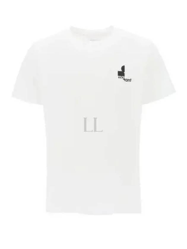 Zafferh Logo Print Short Sleeve T-Shirt White - ISABEL MARANT - BALAAN 2