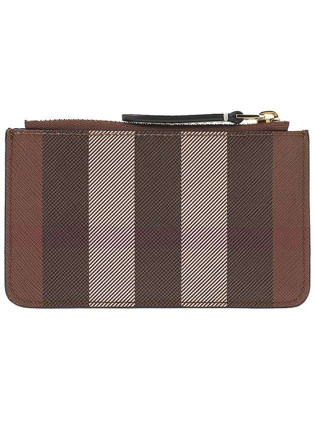 Check Motif Card Wallet Brown - BURBERRY - BALAAN 5