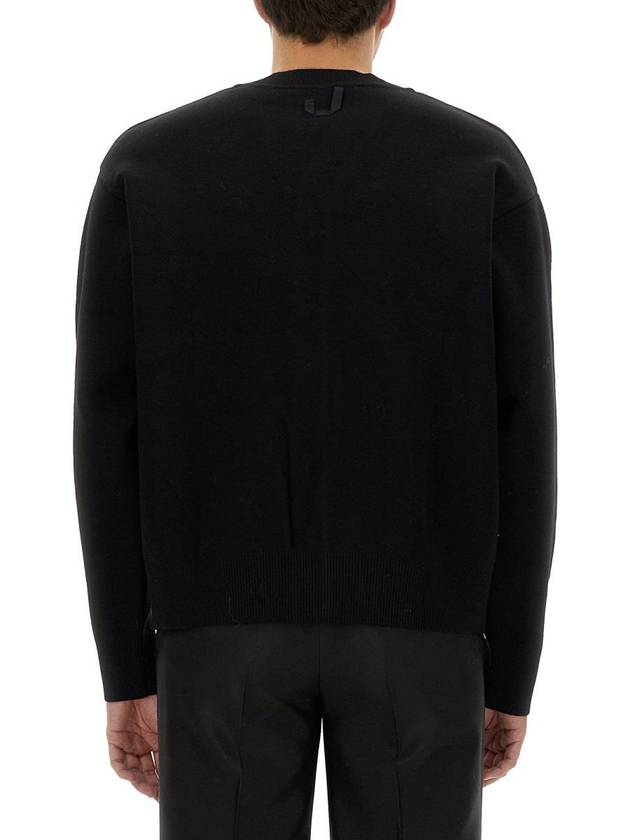 Men s Ribbed Knit Cardigan Black - JACQUEMUS - BALAAN 4