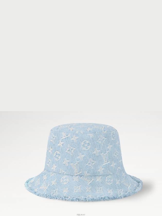 Monogram Denim Bucket Hat Blue - LOUIS VUITTON - BALAAN 2