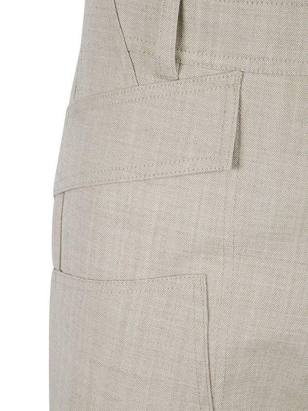 pocket line decorated Bermuda casual shorts - BURBERRY - BALAAN 4