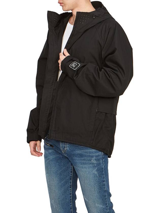 Metropolis Series HyST Hooded Jacket Black - CP COMPANY - BALAAN 7