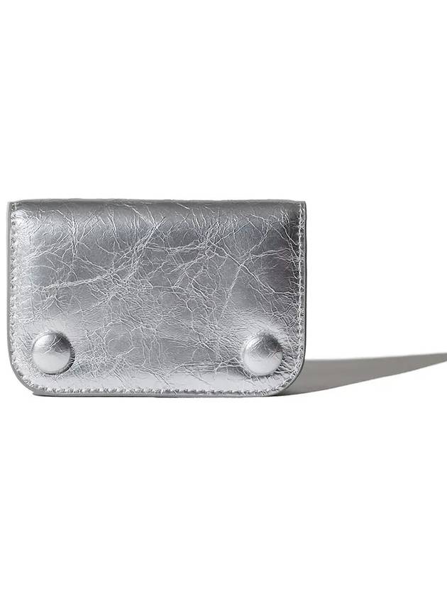 Dot compact business card card wallet silver - LE MASQUE - BALAAN 3