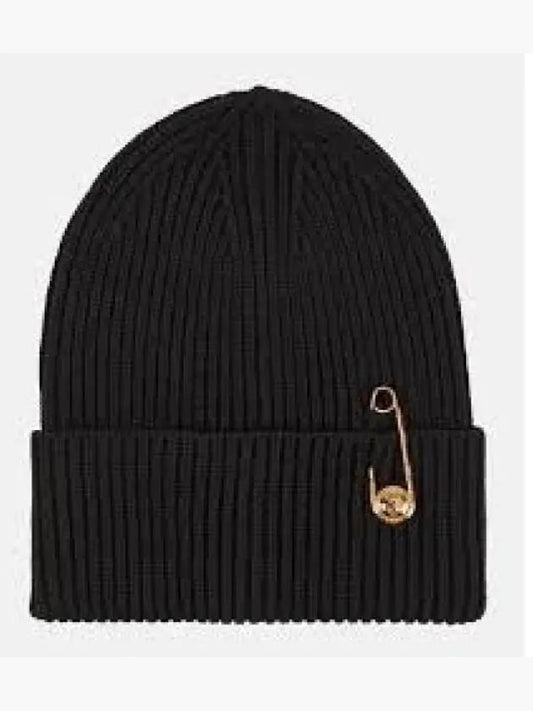 Versace Wool Beanie Black 1007514 1A06583 1234747 - VERSACE - BALAAN 1