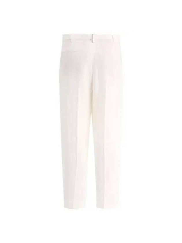 Straight Pants MH126P8292 C600 NATURALE - BRUNELLO CUCINELLI - BALAAN 3