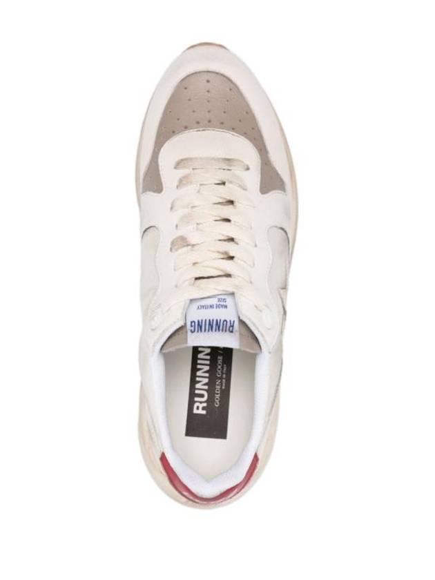 Running Sole Leather Low Top Sneakers White - GOLDEN GOOSE - BALAAN 3